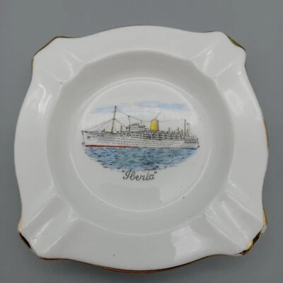 SS IBERIA P&O Souvenir Ashtray Peninsular and Oriental Steam Navigation Company - Image 1 of 4