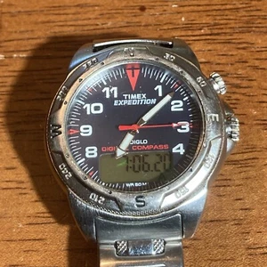 Reloj Timex Expedition i-Control LCD y Analógico con Indiglo Funciona Acero Inoxidable - Imagen 1 de 9