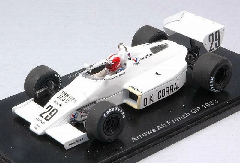 Arrows A6 GP France 1983 Marc Surer 1:43 SPARK S5781 - Immagine 1 di 1