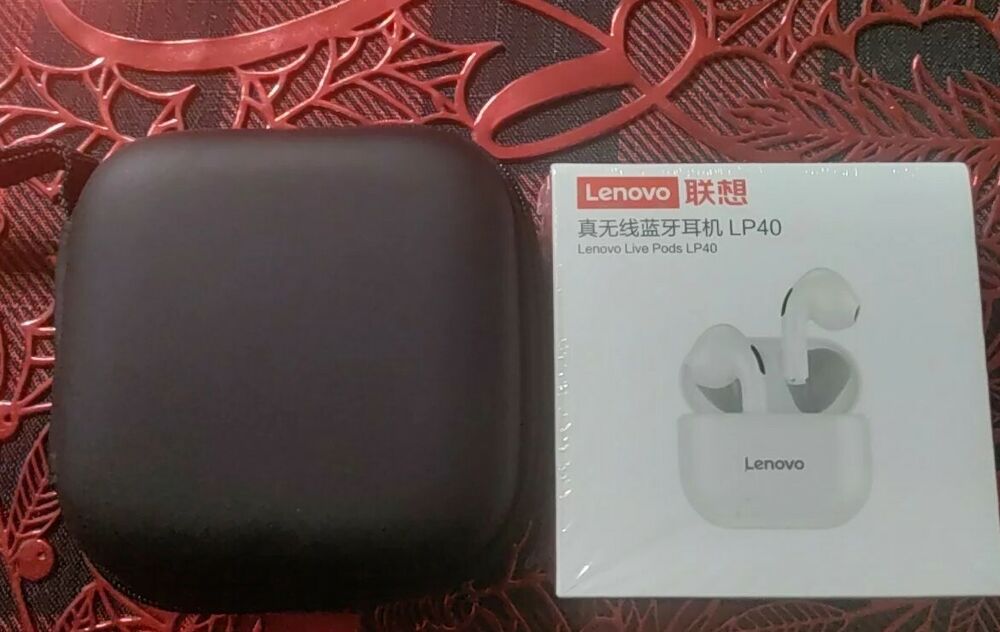 New Ear Buds Lenovo LP40 TWS Earbuds Earphones Bluetooth 5.0 With Case