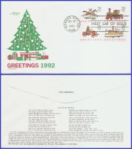 USA4 #2711-14 U/A ARTMASTER FDC BL4  Christmas Greetings - Picture 1 of 1