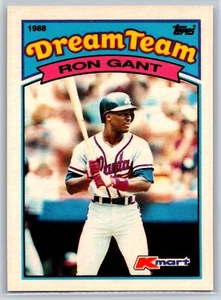 1989 Topps Kmart Dream Team Ron Gant Atlanta Braves #2 - Picture 1 of 2
