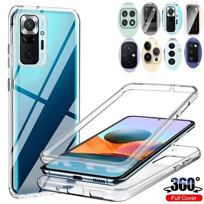 SPEED-PLANET Full TPU Case Handy Hülle 360 Grad Schutz Hülle Rundum Tasche Cover Etui Klar