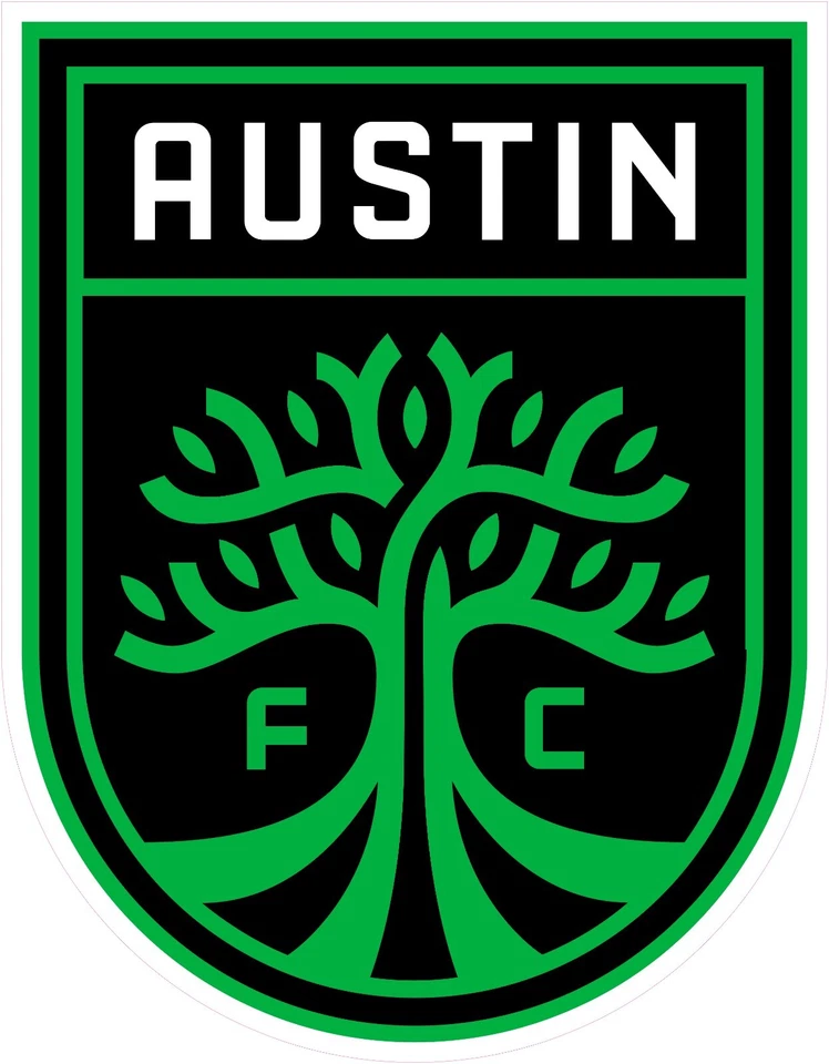 Austin FC Soccer Vinyl Decal Sticker Car Truck Bumper Laptop Mug Tumbler Window