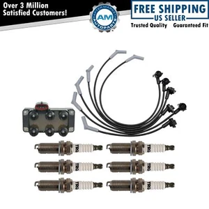 Ignition Coils & Spark Plugs Set Fits 1996-2000 Ford Taurus Mercury Sable - Picture 1 of 10