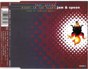 Jam & Spoon ft. Plavka - Right In The Night (4-Track CD Single 1993) - Picture 1 of 2