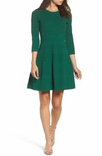 eliza j emerald green dress