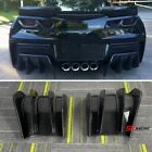 For Chevrolet Corvette C7 Z06 2014-2019 Carbon Fiber Rear Lip Bumper Diffuser Chevrolet Corvette