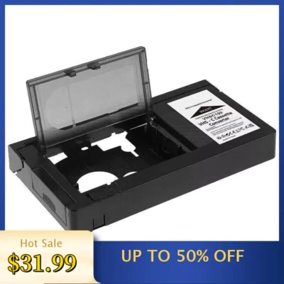 Cassette Adapter For Camcorders SVHS VHS-C To VHS Ideal For VCR Players,Tapes - Image 1 of 4