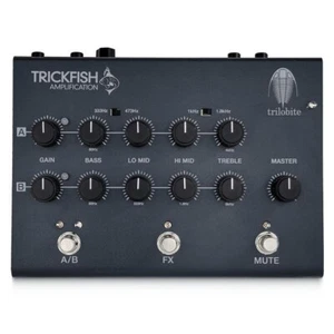 TRICKFISH AMPLIFICATION TRILOBITE BASS PREAMP WITH POWER SUPPLY - Picture 1 of 3