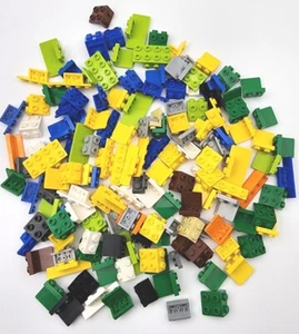 LEGO MEHRERE FARBEN LOT 140 STÜCK 1X2 2X2 2X4 KLAMMERN VERSCHIEDENE BAUTEILE - Bild 1 von 2