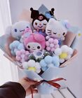 Hello Kitty Kuromi My Melody Cinnamoroll Plush Bouquet Sanrio Birthday Gift