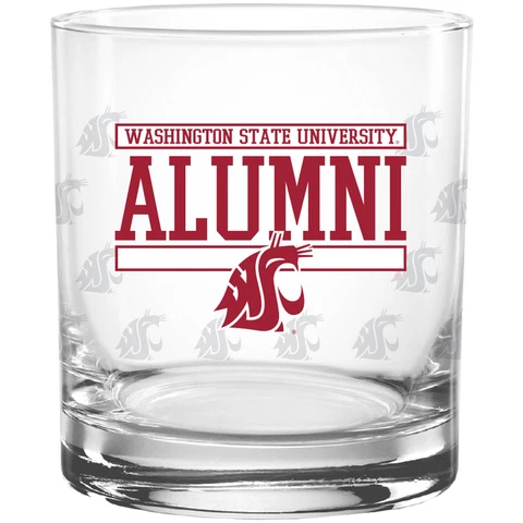 Washington State Cougars 14oz. Repeat Alumni Rocks Glass Cover