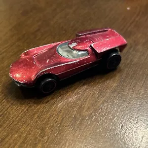 1968 Redline HOT WHEELS Metallic Red Turbo Fire Black Rims - Picture 1 of 8