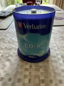 100 X Verbatim Extra Protection CD-R 52 X 700MB 80min Blank CD Discs New Sealed - Afbeelding 1 van 3