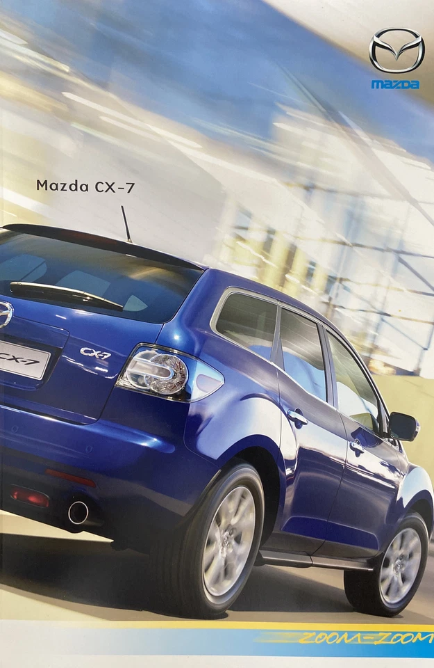 Mazda CX7 29 Page UK Sales Brochure November 2007 2.3 MZR DISI Turbo - Image 1 of 4