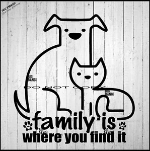 DOG LIFE Paw Sticker Cute Family Vinyl Decal Adopt Rescue Puppy Breed Mom Love - Picture 1 of 4