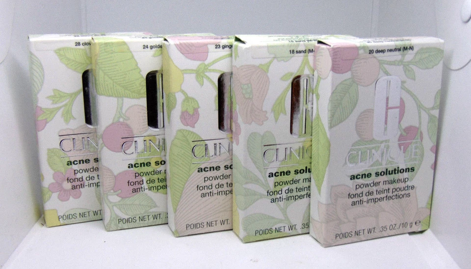 CLINIQUE ACNE SOLUTIONS Anti-Imperfection Powder Makeup 0.35oz./10g Choose Shade - Image 1 of 1