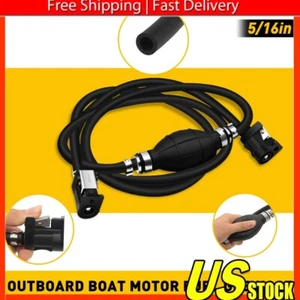 For Parkson Mariner Johnson Outboard Motor Boat Fuel Tank Gas Hose Line Marine B - Picture 1 of 14