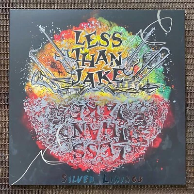 Less Than Jake Silver Linings Pink Splatter 2021 Pure Noise Ten Bands One Cause - Image 1 of 3