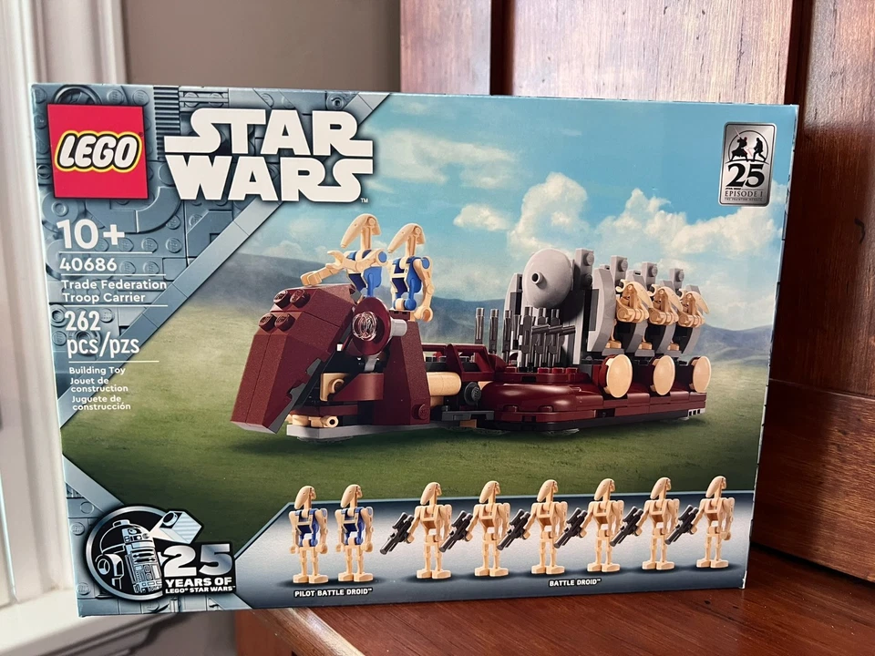 Lego Star Wars Trade Federation Troop Carrier 40686 GWP 25 Years. Good Box - Image 1 of 1