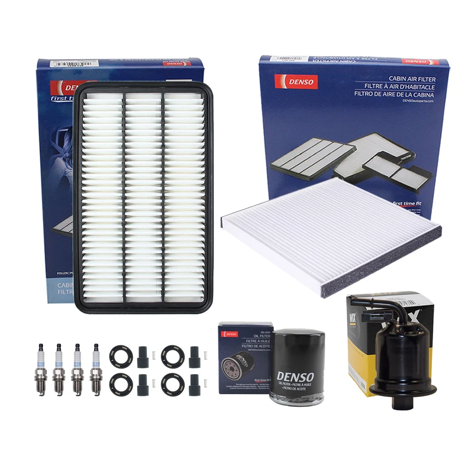 Kit de 4 bujías y botas Denso Tune Up Kit para Toyota Solara SE 2.4 L4 2002-2003 Foto 1 de 2