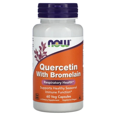 Quercetin With Bromelain, 60 Veg Capsules - Image 1 of 2