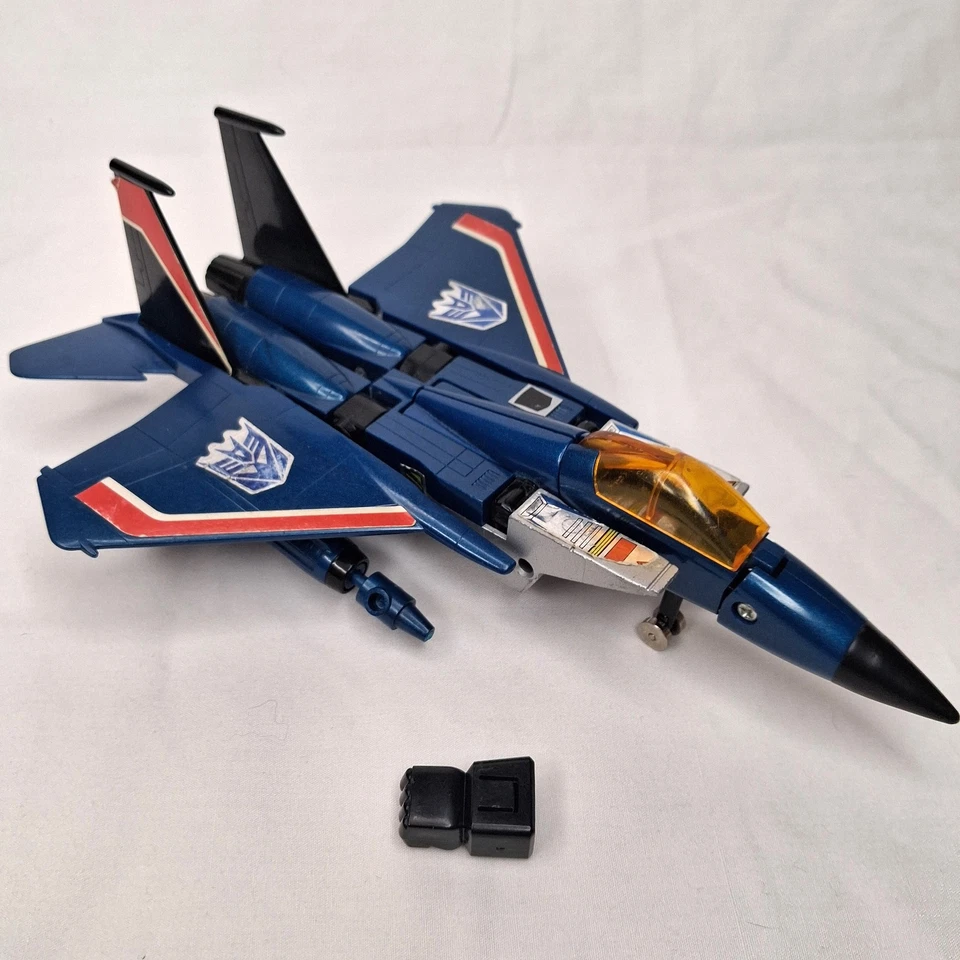Thundercracker 1984 Transformers G1 Near Complete Plane Action Figure Vintage - Image 1 of 4