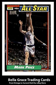 1992-93 Topps Mark Price #113 Cleveland Cavaliers All-Star NBA Basketball - Picture 1 of 2