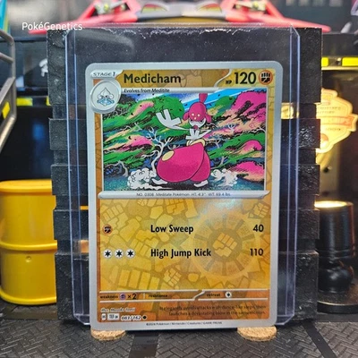 Medicham Temporal Forces Reverse Holo Pokémon TCG 083/162 Scarlet & Violet SV05 - Image 1 of 4
