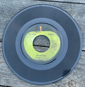 The Beatles 45 giri GET BACK / DON’T LET ME DOWN - Apple 2490 Vintage - senza custodia - Foto 1 di 2