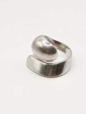 Anello Donna Argento 925 Scultoreo Bypass Wrapped Up Silpada Spirale Misura 15 - Immagine 1 di 4