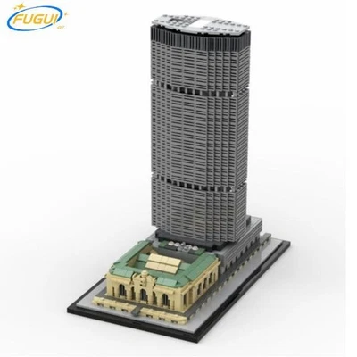 MetLife Pan Am Building MOC Building Blocks Set, 1:800 1846pcs Skyscraper Model - Image 1 of 4