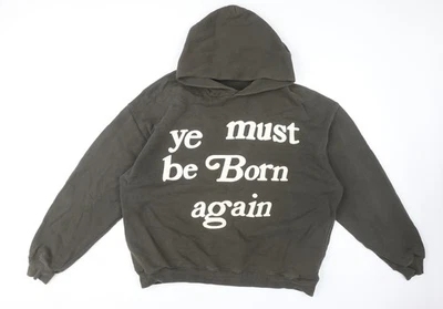 Yeezy Men's Brown Graphic Hoodie L - Winter Essential - Image 1 of 4