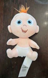 Disney Pixar The Incredibles Baby Jack Jack 6" Plush Stuffed Baby w Diaper Tags - Picture 1 of 8