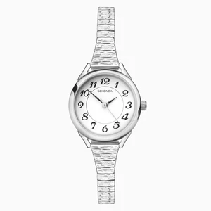Sekonda Watch 2638 Ladies Chrome Expander Bracelet  RRP £34.99 - Picture 1 of 4