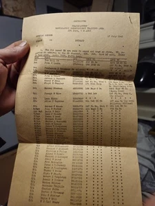 Historic WWII "Operation Downfall" Redeployment Orders - July 1945 - Picture 1 of 3