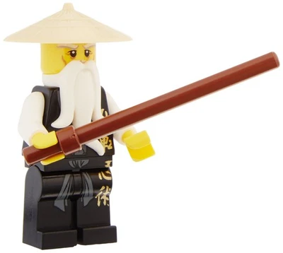 Lego Sensei Wu roupa preta Dx - Imagem 1 de 2