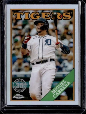 2023 Topps Chrome - 1988 Topps Baseball Miguel Cabrera #88BC-4 - Image 1 of 2