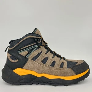 New HI-TEC Revive Hiking Boots Men 8 Tan Yellow Leather Mesh Outdoor CH80285M-TY - Picture 1 of 11