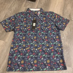 Men’s Druids Golf Polo Summer Beach Size XL New With Tags Fresh - Picture 1 of 5