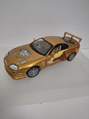 ERTL FAST & FURIOUS SLAPJACKS TOYOTA SUPRA ESCALA 1/18 COCHE FUNDIDO LIMPIO Foto 1 de 4