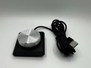 USB Volume Control Knob Aluminum Programmable Mute for PC Mac Android - Afbeelding 1 van 1