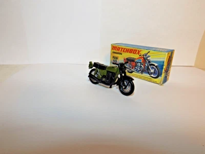 MATCHBOX S/F NO.  18-B HONDARORA HONDA MOTORCYCLE OLIVE BODY MIB - Image 1 of 4