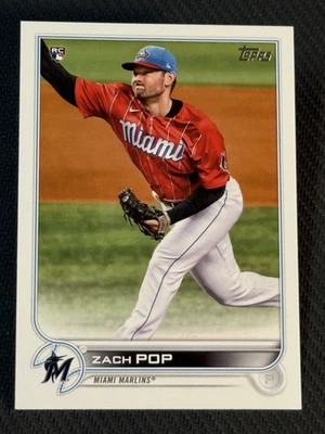 2022 Topps ROOKIE Zach Pop item 1 - Image 1 of 2