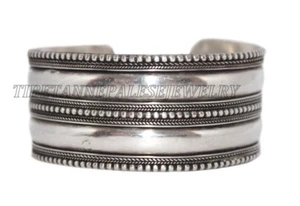 Brazalete Pulsera Tribal Pulsera Plata Pulsera Tibetana Pulsera Gitana - Imagen 1 de 3