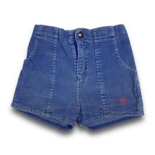 VTG 80s Ocean Pacific Corduroy Surf Board Shorts Kids Size 5 Blue Red Faded Rare