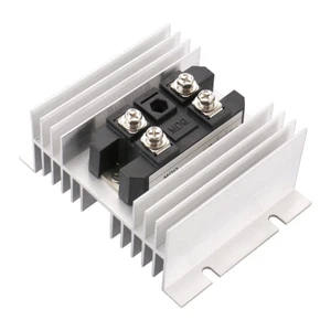 Bridge Rectifier MDQ-100A 100A 1600V Diode Module with Heat Sinks Aluminum - Picture 1 of 12