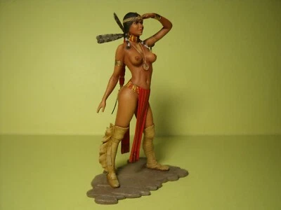 1/18 FIGURE  GIRL  SUMATI  VROOM  PAINTED  FOR NOREV  EXOTO  MINICHAMPS  CMR - Image 1 of 4
