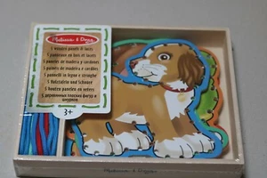 Melissa & Doug - Panels & Laces - Children's Lacing Game - Pets - NEW - Picture 1 of 3